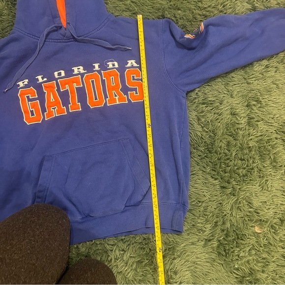University Of Florida Gators Embroidered Blue Hoodie Sweatshirt Mens Size Medium - Picture 6 of 7